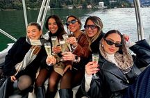 Lake Como : Shared Boat Tour and Aperitif with Prosecco