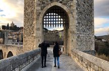 Girona and Besalu Tour by public transport with tasting