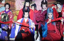 Night town and Cherry Light-up tour and Modern Samurai show