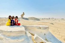 2 days from Luxor to the White and Black Desert and back to Cairo