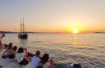Zadar Sunset Cruise on a Traditional Boat with Wine
