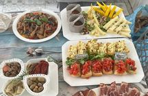 Cooking class,fresh pasta,Cooked and eaten,Wine in Taormina