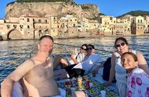 Cefalù : Boat excursion with Aperitif Snorkeling and Caves