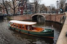 Luxury Small Group Amsterdam Canal Cruise on a Saloonboat