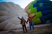 Balloon flight Teotihuacan + Pick Up in CDMX + Breakfast in Cueva