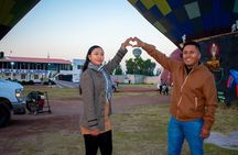 Balloon flight Teotihuacan + Pick Up in CDMX + Breakfast in Cueva