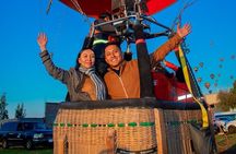 Balloon flight Teotihuacan + Pick Up in CDMX + Breakfast in Cueva