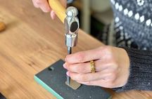 Titanium Art Workshop in Hammered Textures and Iridescent Colors