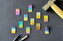 Titanium Art Workshop in Hammered Textures and Iridescent Colors