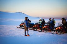 Snowmobiling from Husafell 
