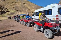 Mountain of Colors in a quad bike second shift departure from Cusco