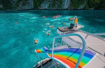 Lazy Phi Phi Highlights with Khai Island Waterslide from Khao Lak