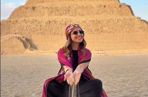 Dahshur Saqqara Memphis Tour from Cairo Private Pyramid Day Trip