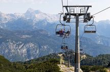 Tandem Paragliding Flight Above Lake Bohinj in Julian Alps