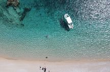 Dhermi Boat Tour to Grama Bay Blue Gem Cave and Swim Snorkeling