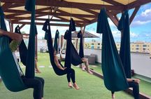 Aerial Yoga with Daybed and Drink