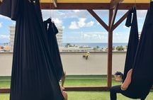 Aerial Yoga with Daybed and Drink