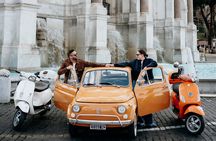 Rome Vintage Fiat 500 Tour with Professional Photoshoot