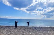 Santorini Private Beach & Swimming Tour – Volcanic Coastline