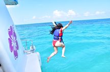 Private Boat w/FREE sandwich& alcohol Snorkeling, slide.