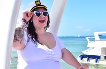 Private Boat w/FREE sandwich& alcohol Snorkeling, slide.