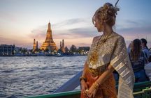 Thai Costume Pro Photo Tour by Tuk Tuk Wat Arun and Flower Market