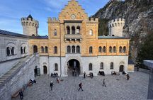 Castles Neuschwanstein and Hohenschwangau from Munich