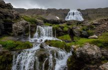 Isafjordur Port: Small Group Dynjandi Waterfall & Farm Visit Tour