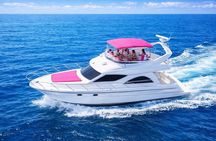 Miami Yacht Rental 50 ft | 2 Jet Ski | Private Boat | Pink Yacht
