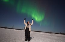 Rovaniemi Northern Lights Hunting HD Photo 200KM Road Trip