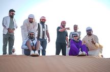 4 Hours Desert Safari Dune Bashing Camel Ride and Sand Boarding