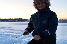 Husky Ride, Reindeer Ride and Ice Fishing One Day Experience