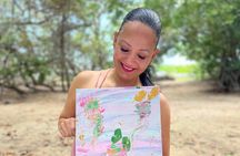 Sense and Paint Intuitive Sunset Art Experience in Aruba