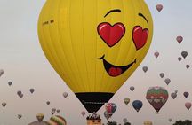 Hot Air Balloon Flight + PickupCDMX + Breakfast Included + Pyramids