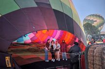 Hot Air Balloon Flight + PickupCDMX + Breakfast Included + Pyramids