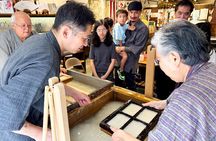 【Tokyo/Asakusa】Traditional Japanese Washi Papermaking experience