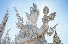 Chiang Mai White and Blue Temple Black Museum and Golden Triangle