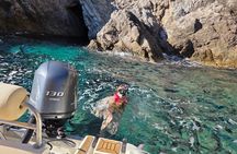 Private Blue Cave & 7 Caves Speedboat Tour + Drinks & Snorkel