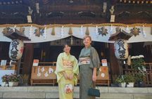 Kimono Dressing and Tea Ritual with Omiya Hachiman Shrine Walk