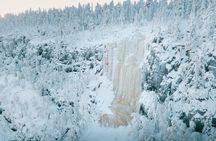 Hike to Frozen Waterfalls of Korouoma Including BBQ Lunch from Rovaniemi