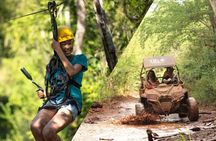Zipline and Off-Road ATV Adventure Combo