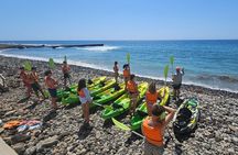 Guided kayaking and snorkeling adventure in Tenerife
