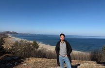 Mount Seorak and Goseong DMZ Observatory from Sokcho