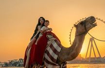 Camel Ride Along JBR Beach with Views of Dubai