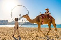 Camel Ride Along JBR Beach with Views of Dubai