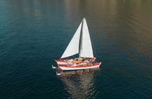 Shared Catamaran Sailing Tour on Lake Como with Snacks