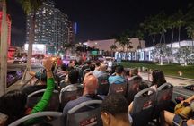 Miami: Open-top Bus Sightseeing Night Tour with Live Guide