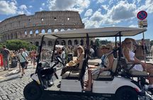 Rome 3H Private Golf Cart Tour with Pick Up and Drop Off Included