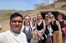 Mumbai SGNP Tour: Kanheri Caves +Tiger & Lion Safari +Jain Temple