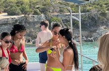 From Paphos: Blue Lagoon AFTERNOON Cruise, BBQ & Wine+Water Slide